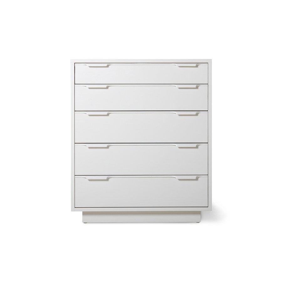 Chest of drawers, eggshell white