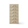 Chest of 6 drawers, cream