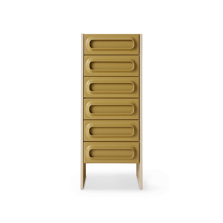 Space drawer cabinet, sage/cream
