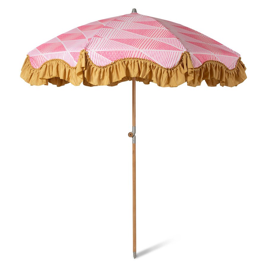 Beach umbrella 'graphic twist'