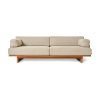 Outdoor sofa teak, natural