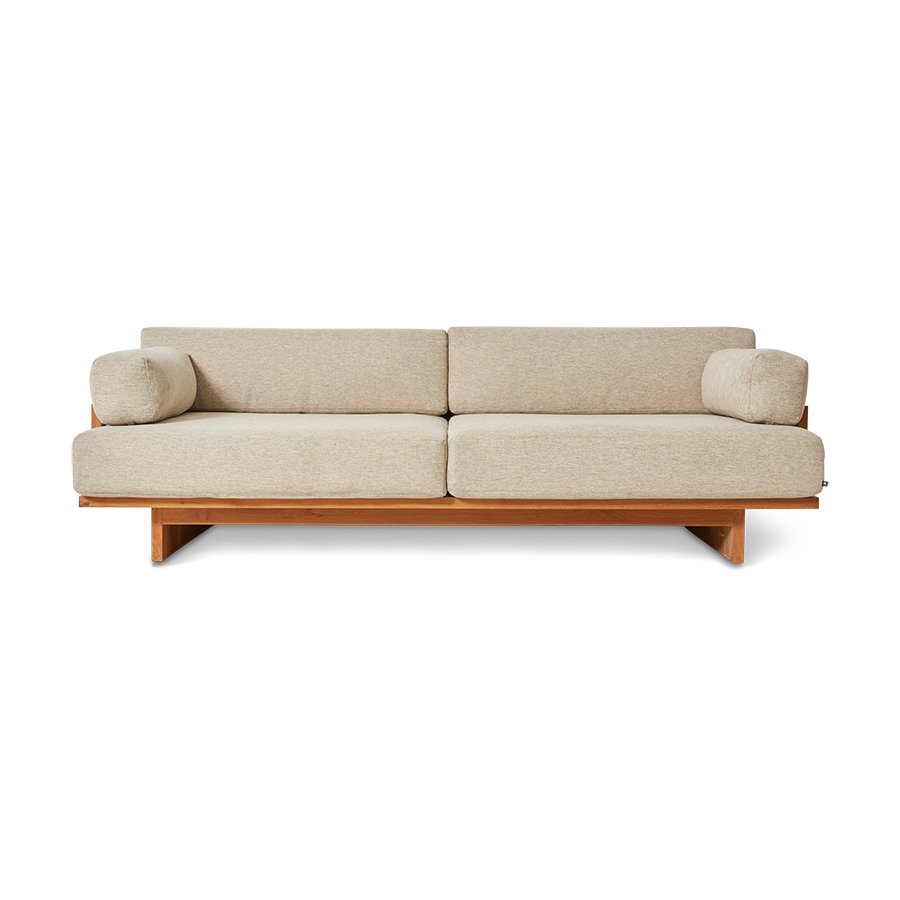 Outdoor sofa teak, natural