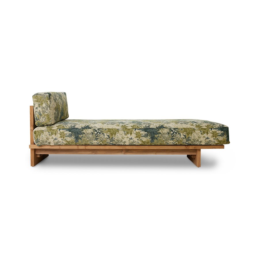 Outdoor daybed teak, Botanical