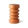 Stoneware side table terra