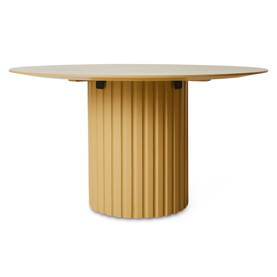 Pillar dining table round hay