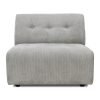 Vint couch: element middle, corduroy rib, cream