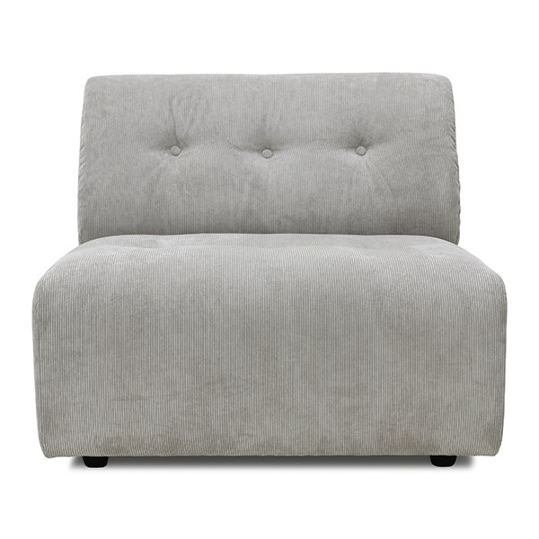 Vint couch: element middle, corduroy rib, cream