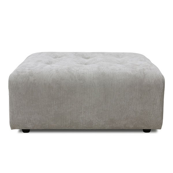 Vint couch: element hocker, corduroy rib, cream