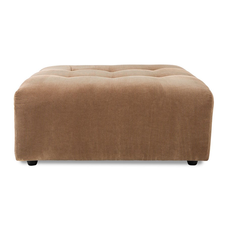 Vint couch: element hocker, corduroy rib, brown