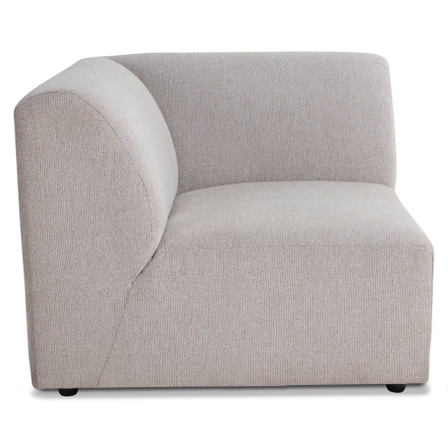 Jax couch: element left corner, sneak, light grey