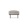 Retro sofa: hocker, sneak, light grey
