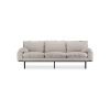 Retro sofa: 3-seats, cosy, beige