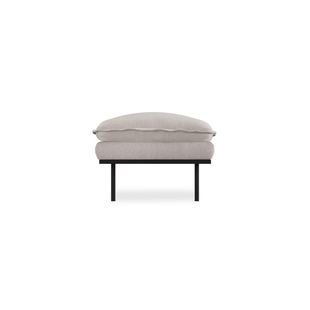 Retro sofa: hocker, cosy, beige