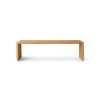 Slatted bench teak, 160x43cm
