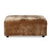 Vint couch: element hocker, corduroy velvet, aged gold