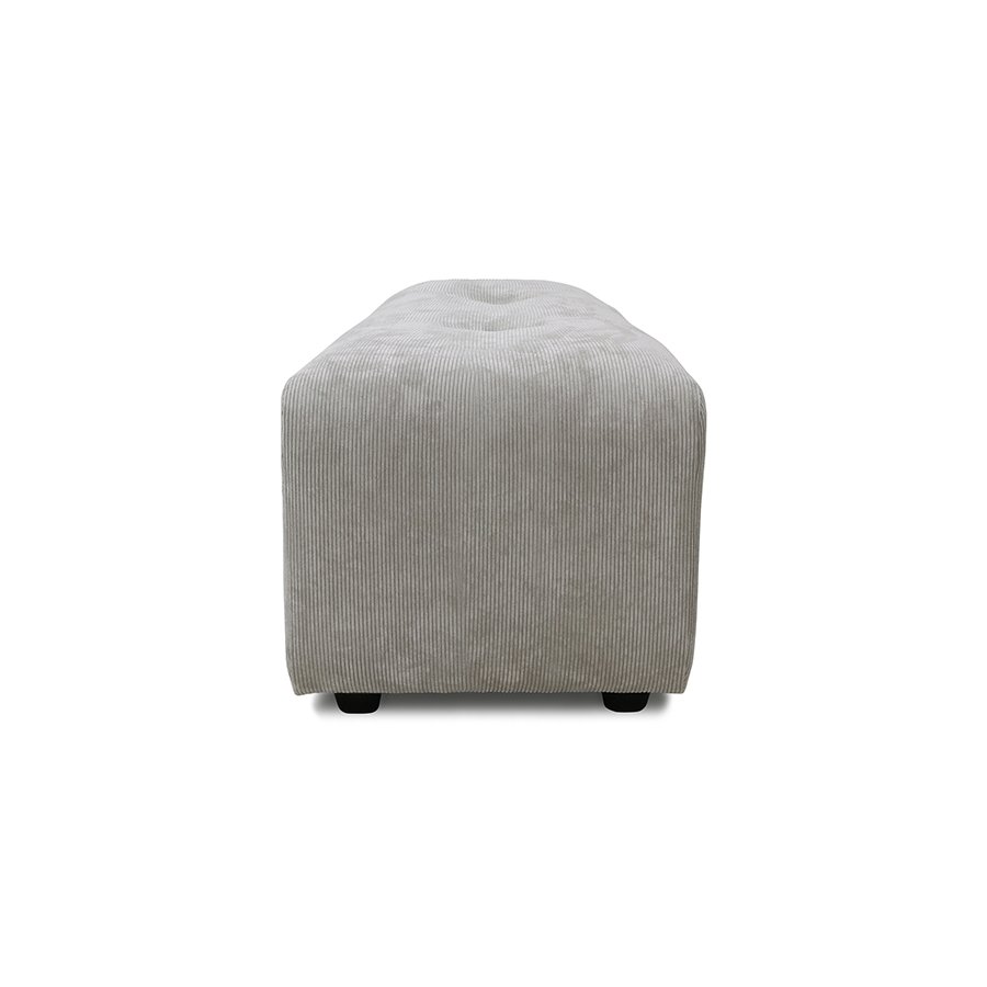 Vint couch: element hocker small, corduroy rib, cream