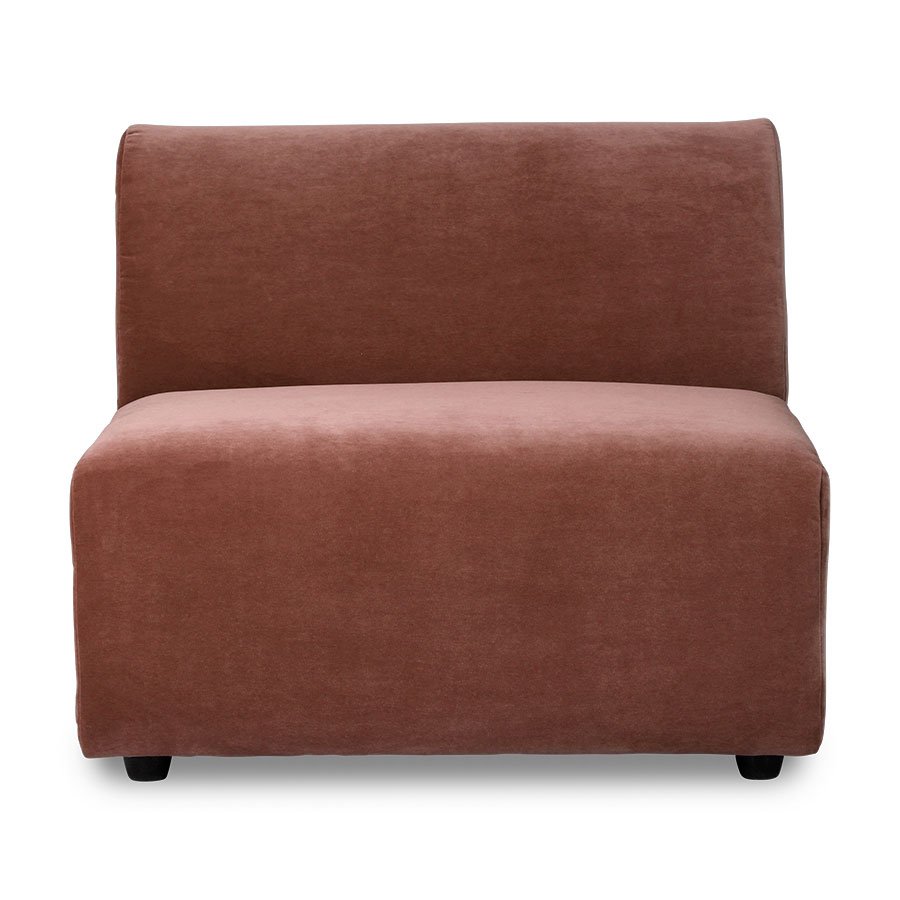 Jax couch: element middle, royal velvet, magnolia