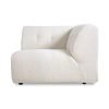 Vint couch: element right, boucle, cream