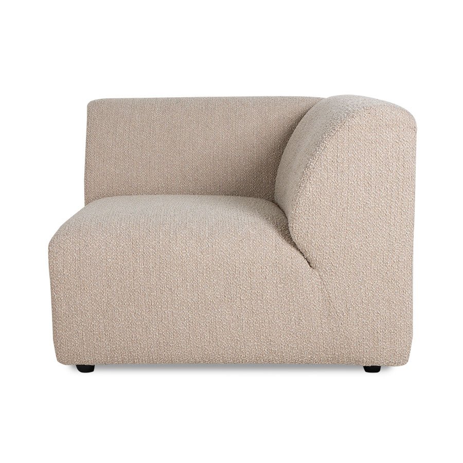 Jax couch: element right end, boucle, taupe