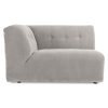 Vint couch: element left 1,5-seat, corduroy rib, cream
