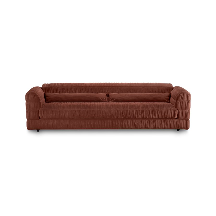 Club couch: royal velvet, magnolia