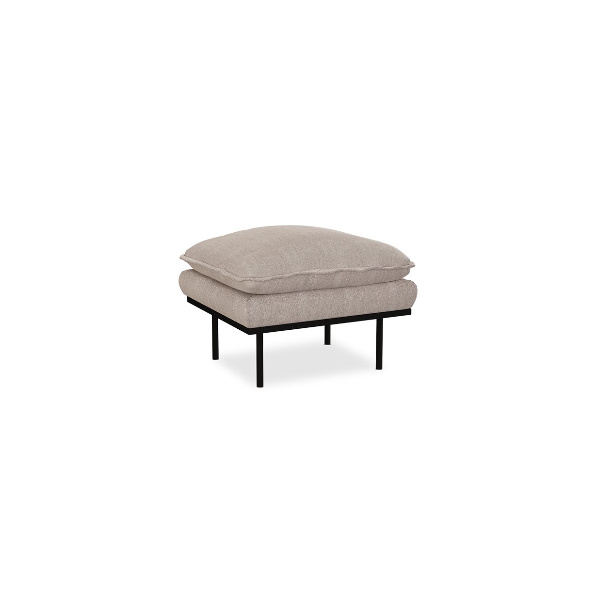 Retro sofa: hocker, sneak, beige - Image 2