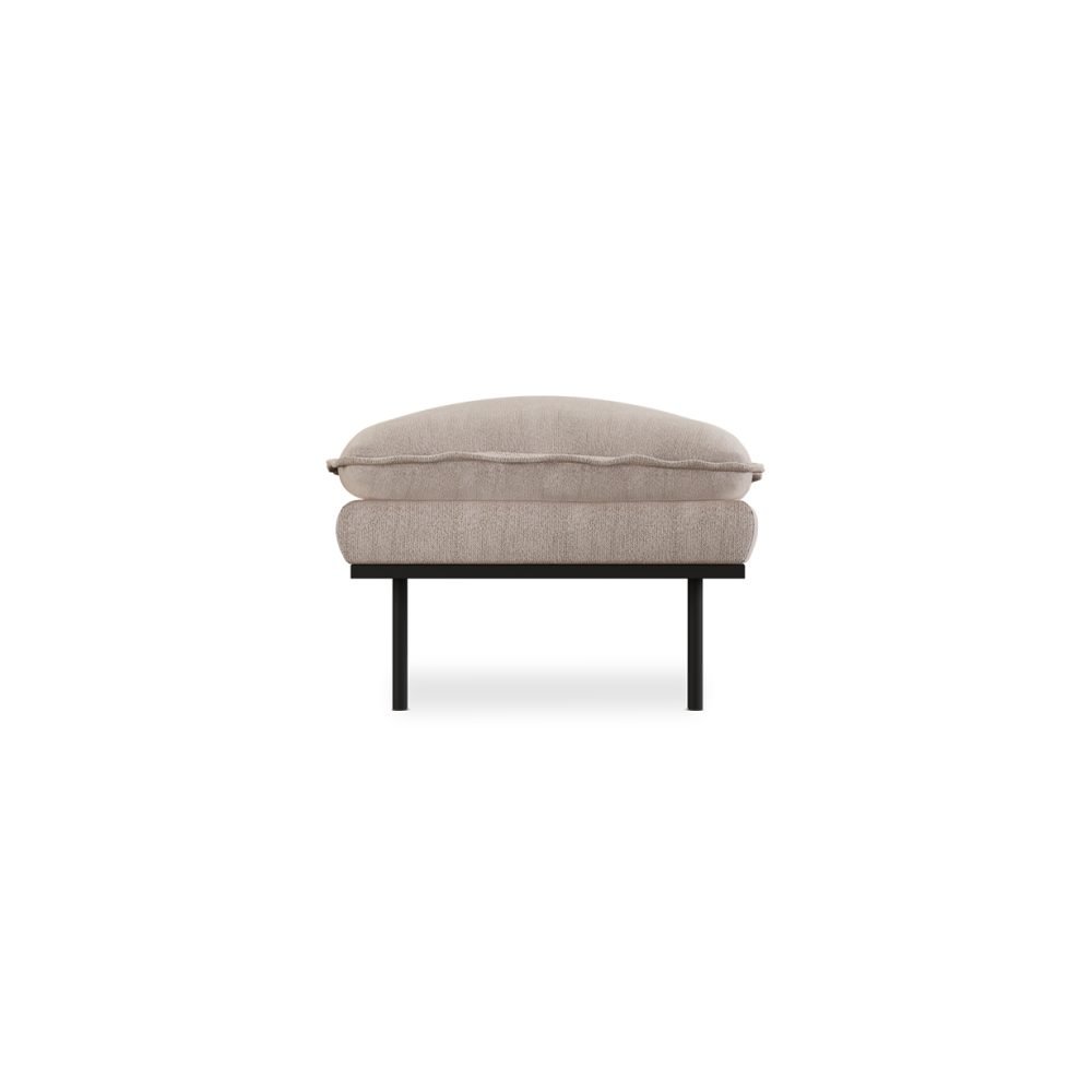 Retro sofa: hocker, sneak, beige