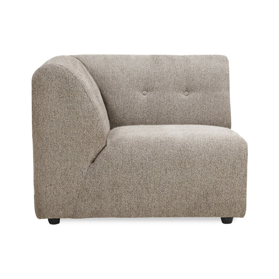 Vint couch: element left, sneak, beige