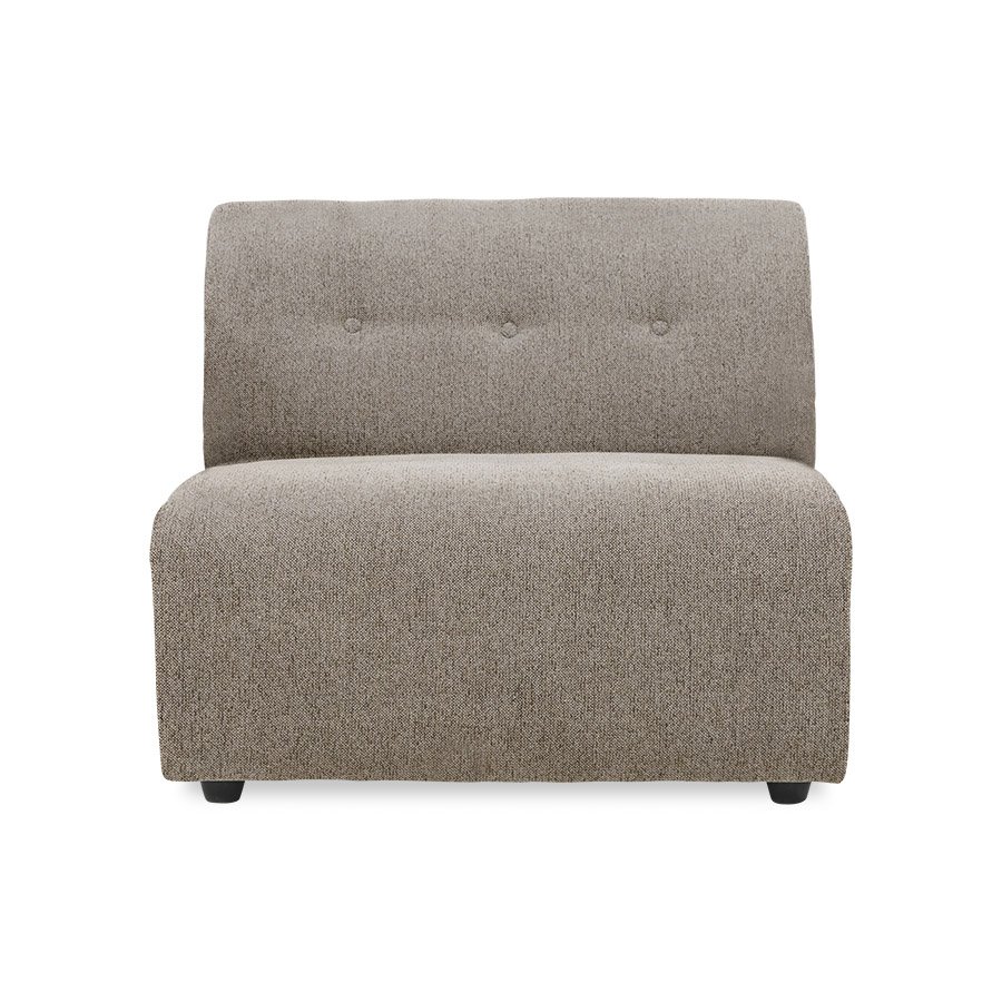 Vint couch: element middle, sneak, beige