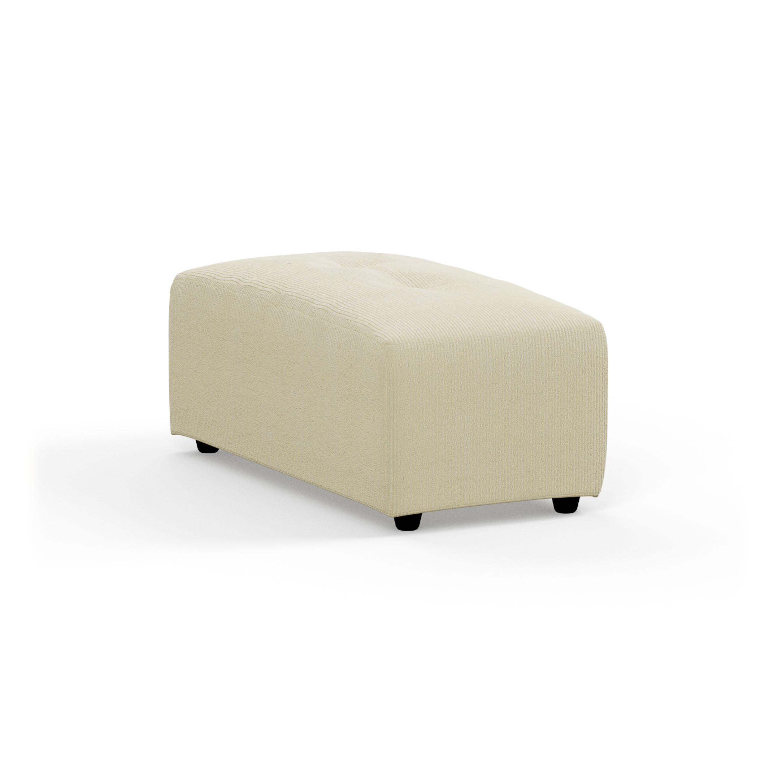 Vint couch: element hocker small, corduroy rib, hay - Image 2