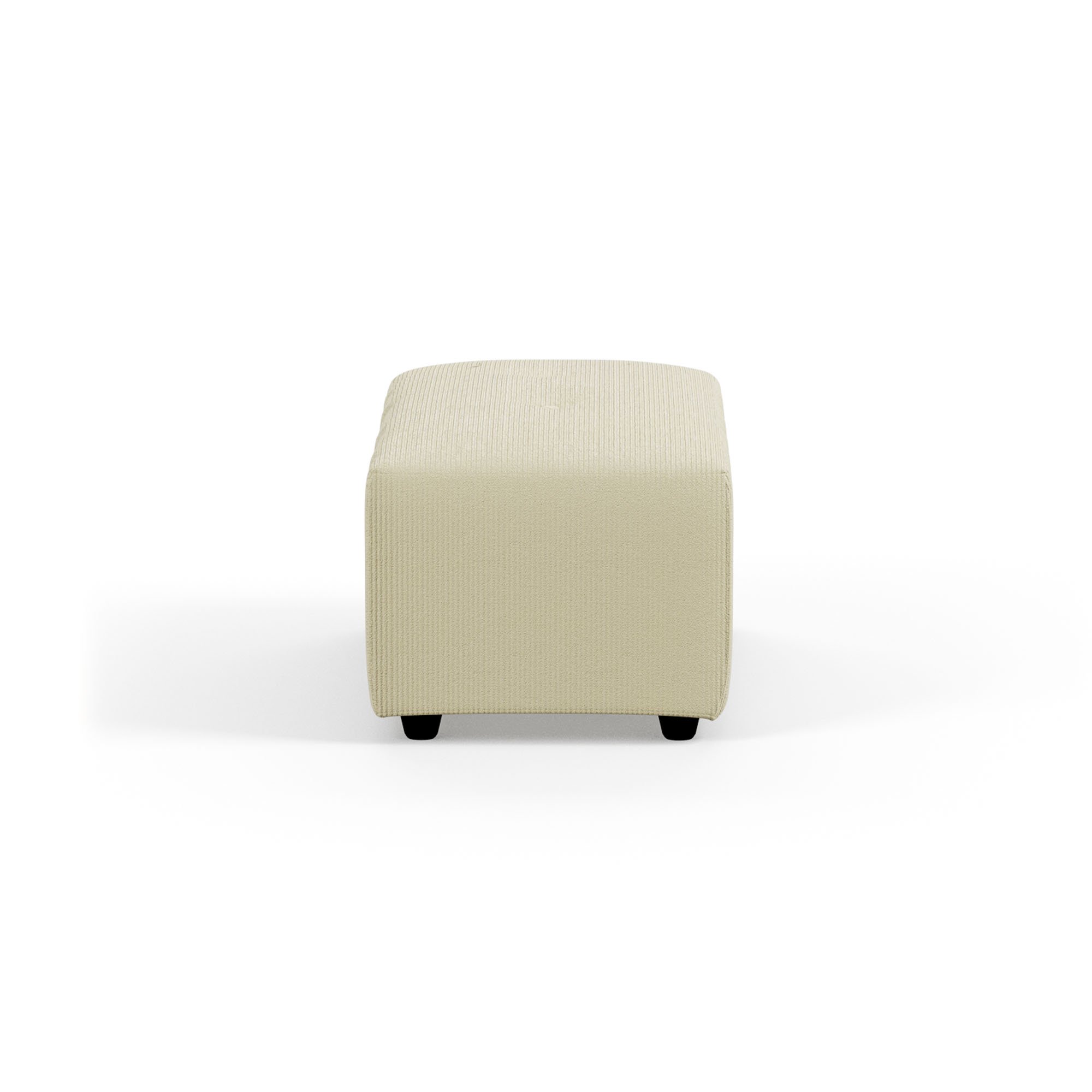 Vint couch: element hocker small, corduroy rib, hay