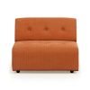 Vint couch: element middle, corduroy rib, dusty orange