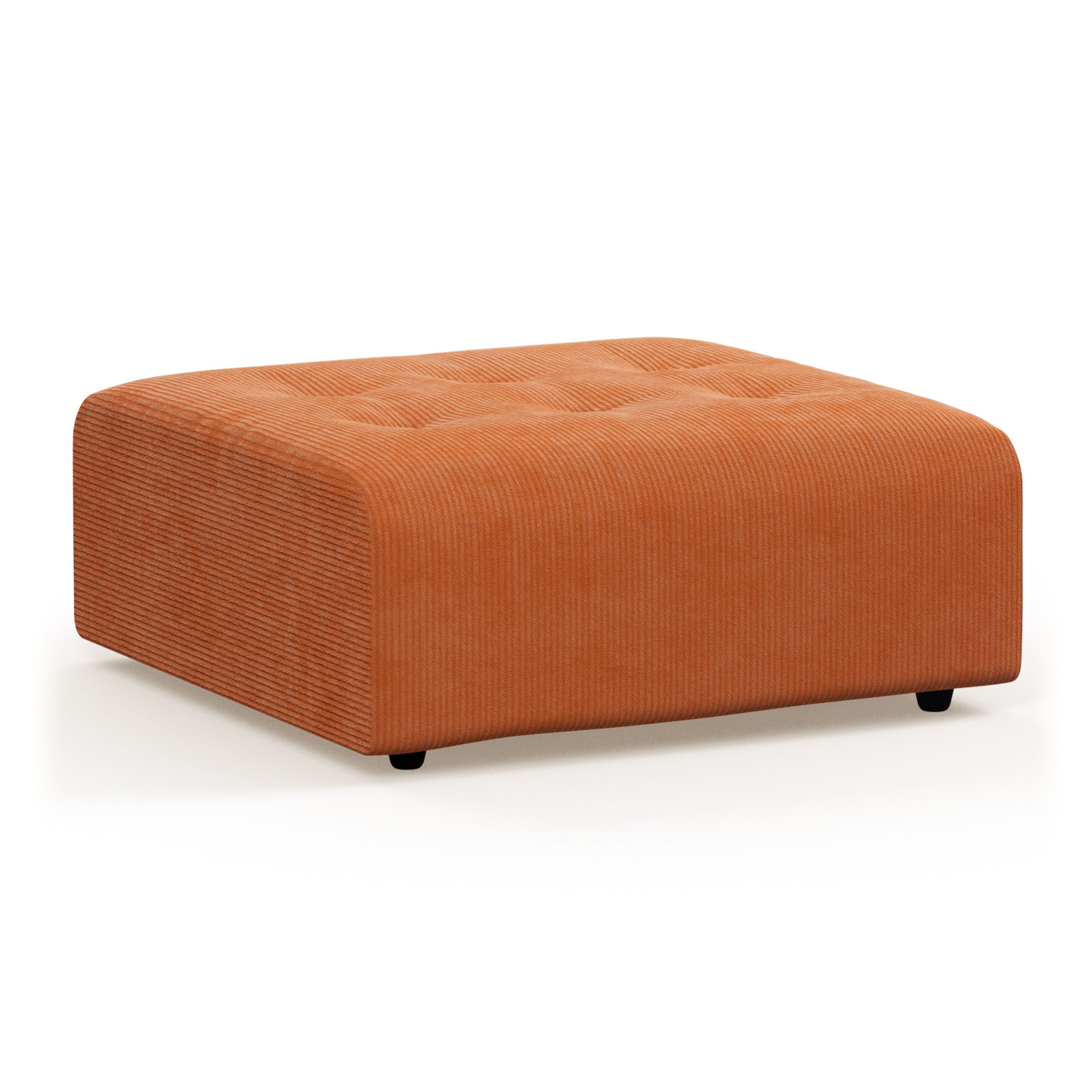 Vint couch: element hocker, corduroy rib, dusty orange - Image 2