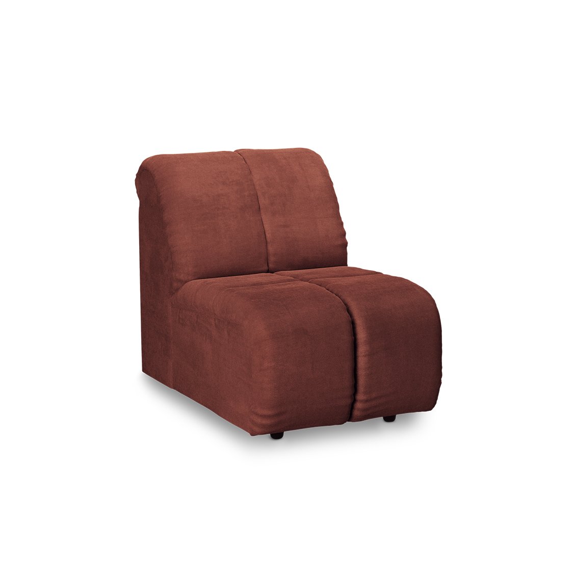 Wave couch: element middle small, royal velvet magnolia - Image 2