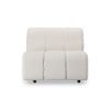 Wave couch: element middle, boucle cream