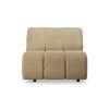 Wave couch: element middle, royal velvet cream