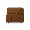 Wave couch: element right high arm, royal velvet caramel