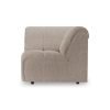 Wave couch: element corner, sneak beige
