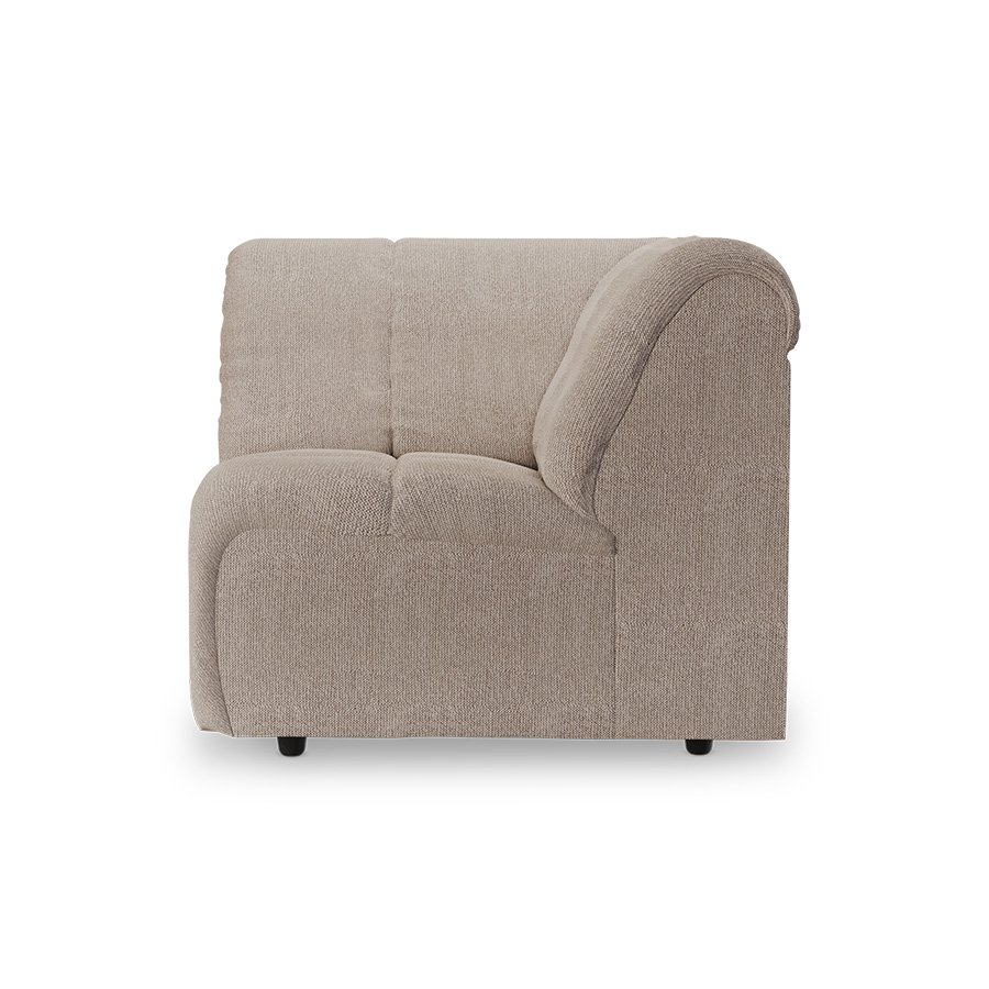 Wave couch: element corner, sneak beige