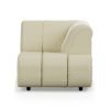 Wave couch: element right high arm, corduroy rib, hay