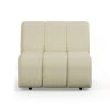 Wave couch: element middle, corduroy rib, hay