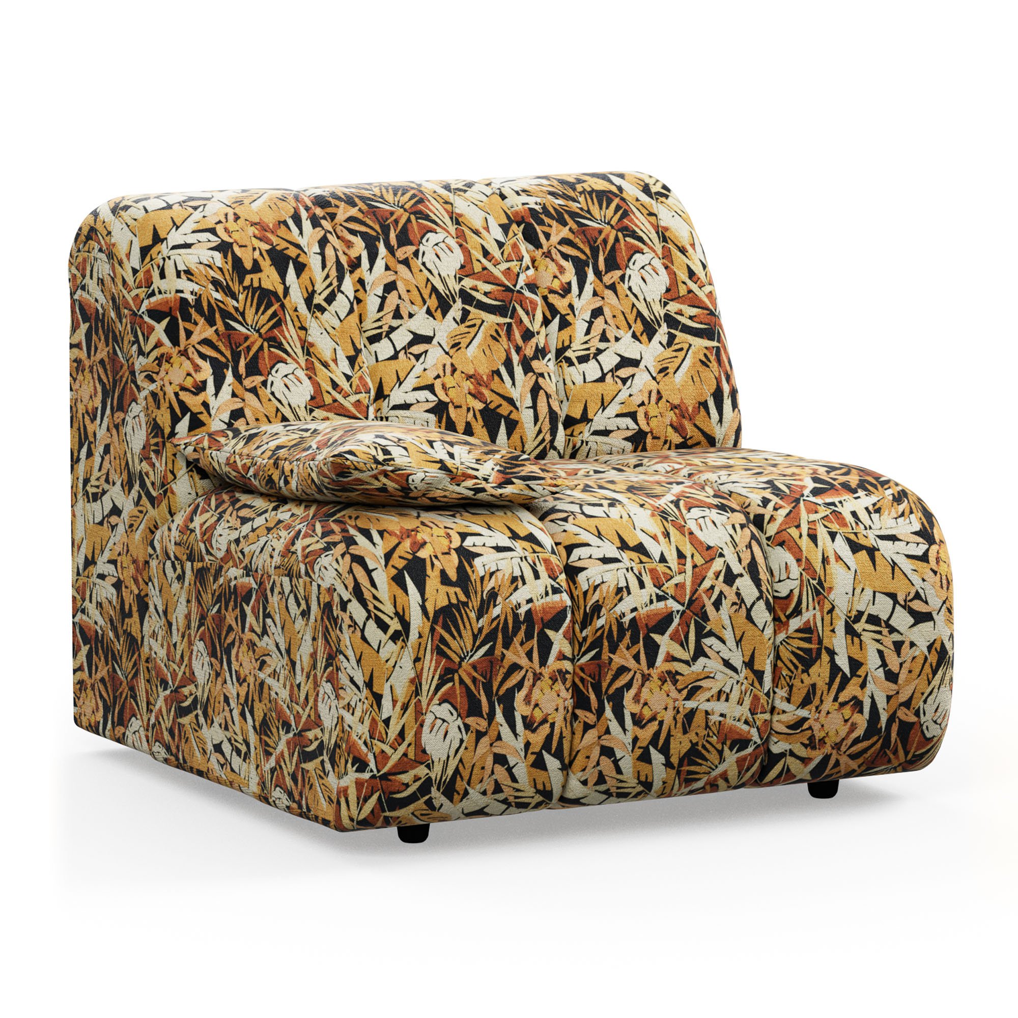 Wave couch: element left low arm, printed hollywood - Image 2