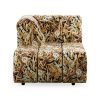 Wave couch: element left divan, printed hollywood