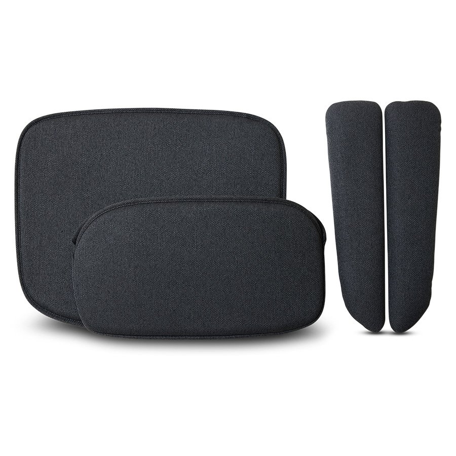 Wire armchair comfort kit dark grey