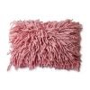 Rugged woolen cushion pink (70x45cm)