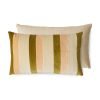 Striped velvet cushion Fields (60x35cm)