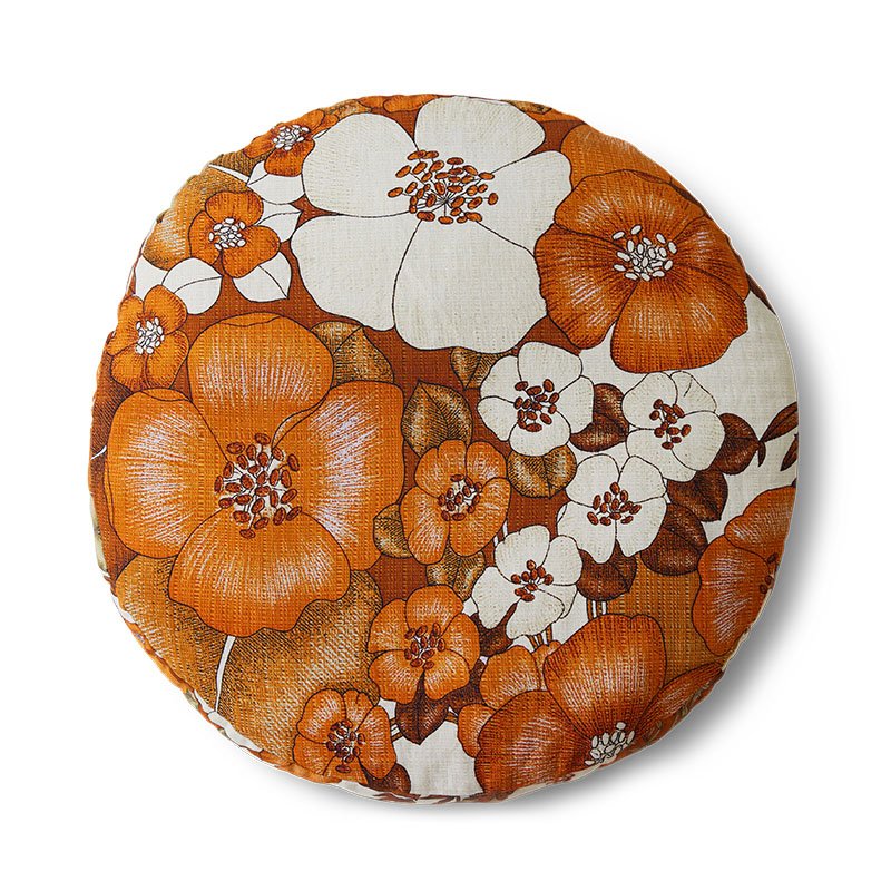 Round cushion marigold (60x60cm)