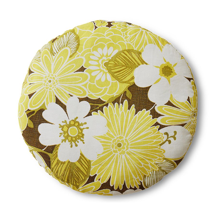 Round cushion daisy (60x60cm)
