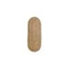 Soleil jute runner oval (60x165cm)
