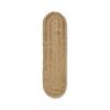 Soleil jute runner oval (80x300cm)